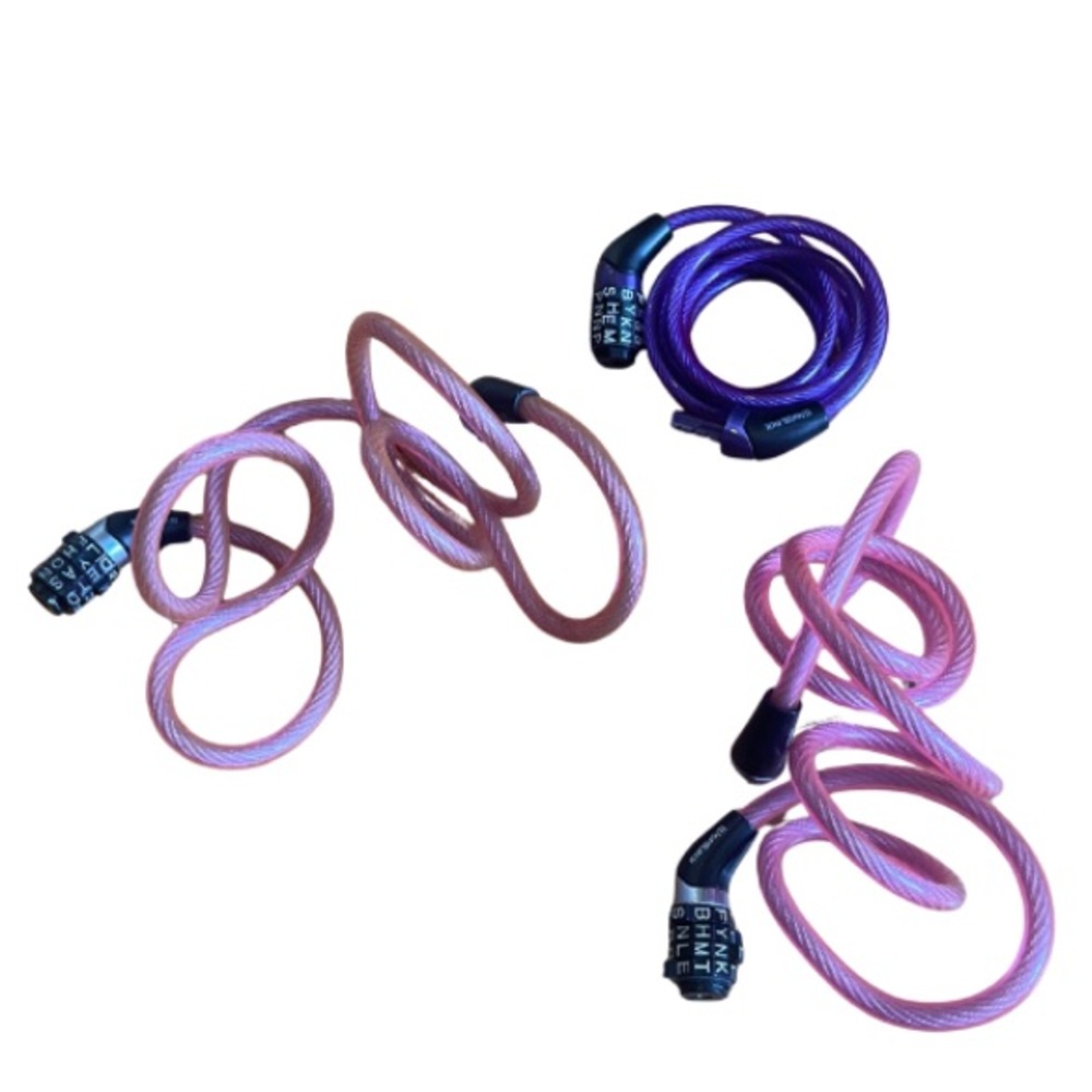 Word Combination Locks in pink and purple